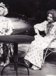 R. Bradbury „Pienių vynas“ (rež. Gražina Karlaitė), 1985 m. Irena Vasiulytė – Misis Braun, Eleonora Matulaitė – Mis Lumis. Fotogr. Kazimiero Vitkaus. PAVB FKV-245-6-2