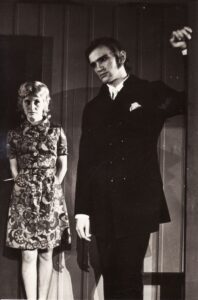 G. Priedė „Otilija ir jos anūkai“ (rež. Vaclovas Blėdis), 1971 m. Irena Vasiulytė – Helda, Vidmantas Bartusevičius – Bepas. Fotogr. Kazimiero Vitkaus. PAVB FKV-198-7-2