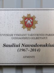 Atminimo lenta Sauliui Navadonskiui. Gintaro Lukoševičiaus nuotrauka