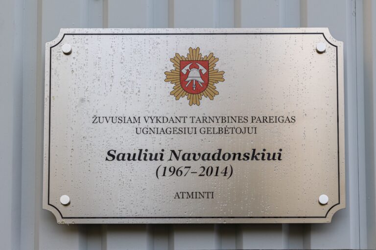 Atminimo lenta Sauliui Navadonskiui. Gintaro Lukoševičiaus nuotrauka