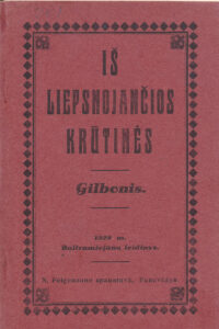 Baltramiejūnas, Albinas. Iš liepsnojančios krūtinės. Panevėžys, 1929. 52, [3] p.