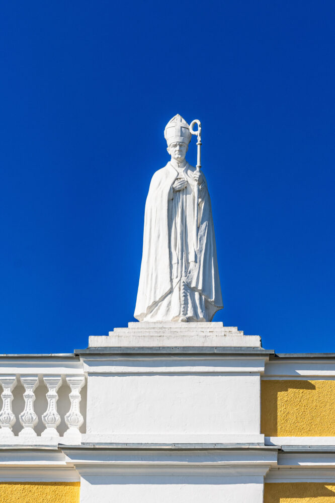 Skulptūra „Palaimintasis arkivyskupas Jurgis Matulaitis“. Gintaro Lukoševičiaus nuotrauka