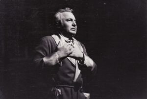 A. de Musset „Žibintas“ (rež. Juozas Miltinis), 1980 m. Alfredas Dukšta – Andre. Fotogr. Kazimiero Vitkaus. PAVB FKV-223-7-1