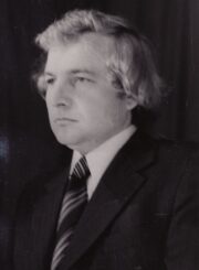 Alfredas Dukšta. Panevėžys, 1974 m. Fotogr. Kazimiero Vitkaus. PAVB FKV-402-1-3