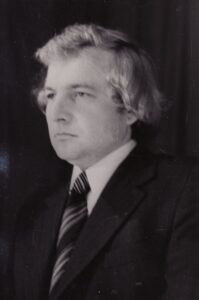 Alfredas Dukšta. Panevėžys, 1974 m. Fotogr. Kazimiero Vitkaus. PAVB FKV-402-1-3