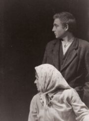 A. Vienuolis „Prieblandoje“ (rež. Juozas Miltinis), 1970 m. Eugenija Šulgaitė – Gaškienė, Alfredas Dukšta – Edvardas. Fotogr. Kazimiero Vitkaus. PAVB FKV-86-18-3