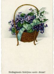 Jonuška, Petras. Sveikinimas vardo dienos proga seseriai Onai Jonuškaitei-Dailidonienei. Nevėžninkai (Panevėžio r.). 1926 07 26. PAVB, Onos Dailidonytės fondas F140-3