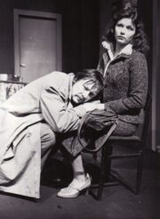 K. Saja „Surūdijęs vanduo“ (rež. Donatas Banionis, Gediminas Karka), 1981 m. Aurimas Babkauskas – Algirdas, Laimutė Mališauskaitė – Jovita. Fotogr. Kazimiero Vitkaus. PAVB FKV-229-14-5