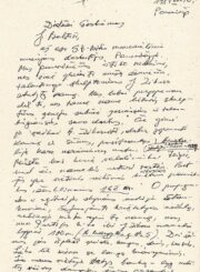1. Juozo Mėdžiaus laiškas rašytojui Juozui Baltušiui. 1984 m. rugpjūčio 10 d. Lietuvos literatūros ir meno archyvas. F. 106, ap. 2, b. 608, l. 1