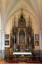 Anykščių Šv. apaštalo evangelisto Mato bažnyčios interjeras. Fotogr. G. Lukoševičius. Anykščiai. 2025 m. PAVB skaitmeninis archyvas