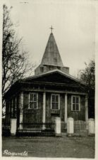 Raguvėlės Šv. diakono Stepono bažnyčia. Raguvėlė (Anykščių r.). XX a. 6 deš. pab. – 7 deš. pr. PAVB, Panevėžio vyskupijos kurijos skaitmeninis archyvas