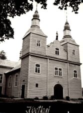 Kvetkų Šv. Jono Krikštytojo bažnyčia. Kvetkai (Biržų r.). Apie 1982 m. PAVB, Panevėžio vyskupijos kurijos archyvas
