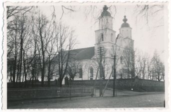 Zarasų Švč. Mergelės Marijos Ėmimo į dangų bažnyčia. XX a. 4 deš. PAVB, Panevėžio vyskupijos kurijos skaitmeninis archyvas