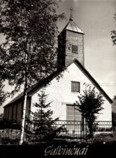 Gulbinėnų Šv. Kūdikėlio Jėzaus Teresės bažnyčia. Gulbinėnai (Pasvalio r.). Apie 1982 m. PAVB, Panevėžio vyskupijos kurijos skaitmeninis archyvas