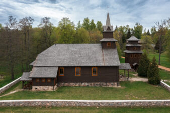 Baltriškių Šv. Kazimiero bažnyčia. Fotogr. G. Lukoševičius. Baltriškės (Zarasų r.). 2025 m. PAVB skaitmeninis archyvas