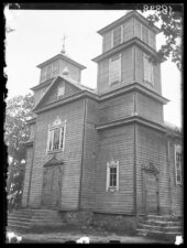 Daugailių Šv. Antano Paduviečio bažnyčia. Fotogr. A. Valeška. Daugailiai (Utenos r.). 1931 m. Iš: www.limis.lt; Nacionalinis M. K. Čiurlionio muziejus, inv. nr. ČDM Ng 18898