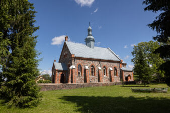 Lukštų Šv. apaštalo evangelisto Jono bažnyčia. Fotogr. G. Lukoševičius. Lukštai (Rokiškio r.), 2025 m. PAVB skaitmeninis archyvas
