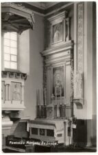 Sakykla Panevėžio marijonų bažnyčioje. Fotogr. J. Žitkus. XX a. 3–4 deš. PAVB, Panevėžio vyskupijos kurijos skaitmeninis archyvas