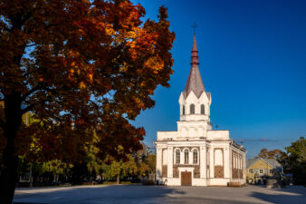 Panevėžio Švč. Trejybės bažnyčia. Fotogr. G. Lukoševičius. 2025 m. PAVB skaitmeninis archyvas